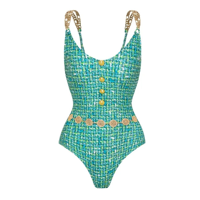 Vibrant Ruffle Floral Bikini Set Hover Image
