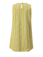 Vibrant Striped Mini Vest Dress