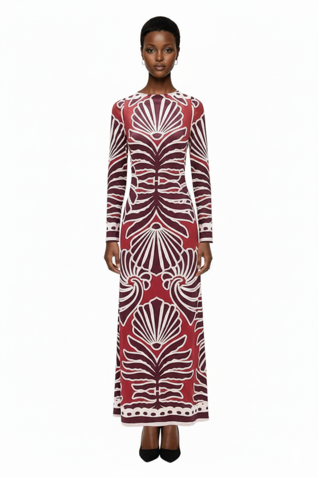 Seven Wonders Sienna Sleeved Maxi Dress Hover Image