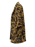 Fierce Leopard Print Blazer