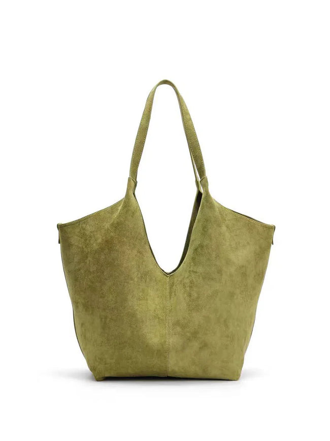 Grounded Suede Casual Tote Hover Image