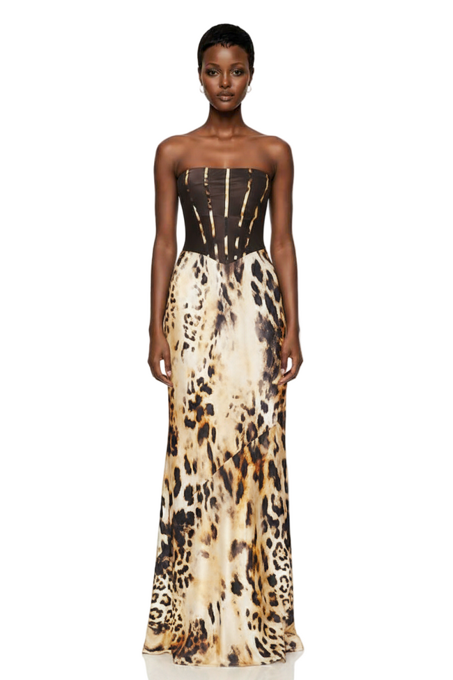 Shayna Silk Dress Hover Image