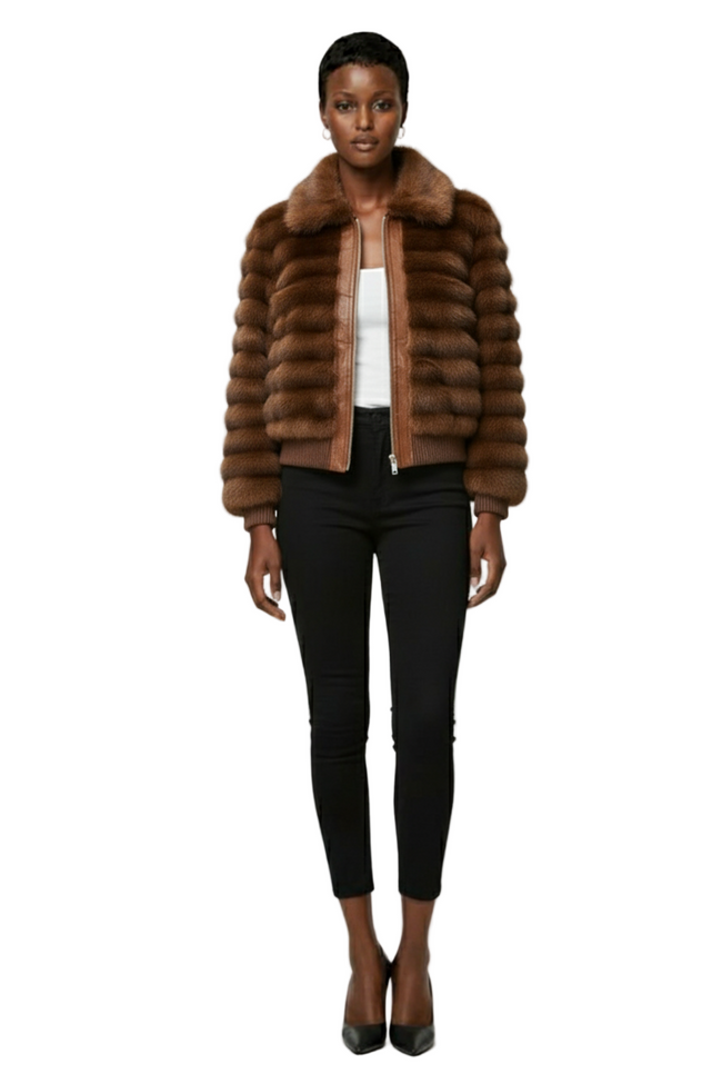 Short Fur Coat Hover Image
