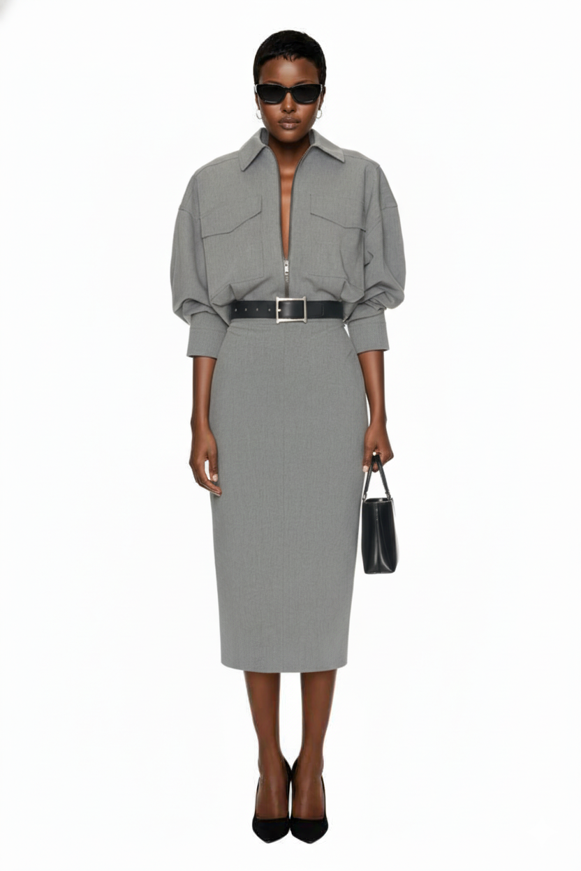 Staud Scout Dress in Static