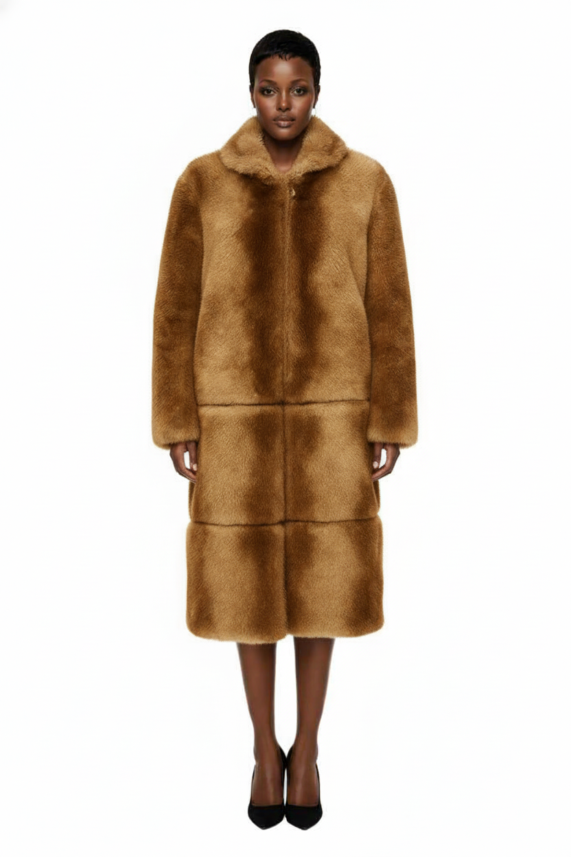 Sylke Faux Mink Coat