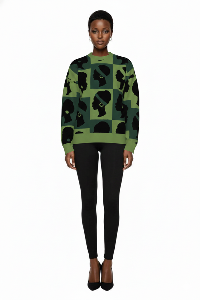 The Noir Icon Knit Sweater Hover Image