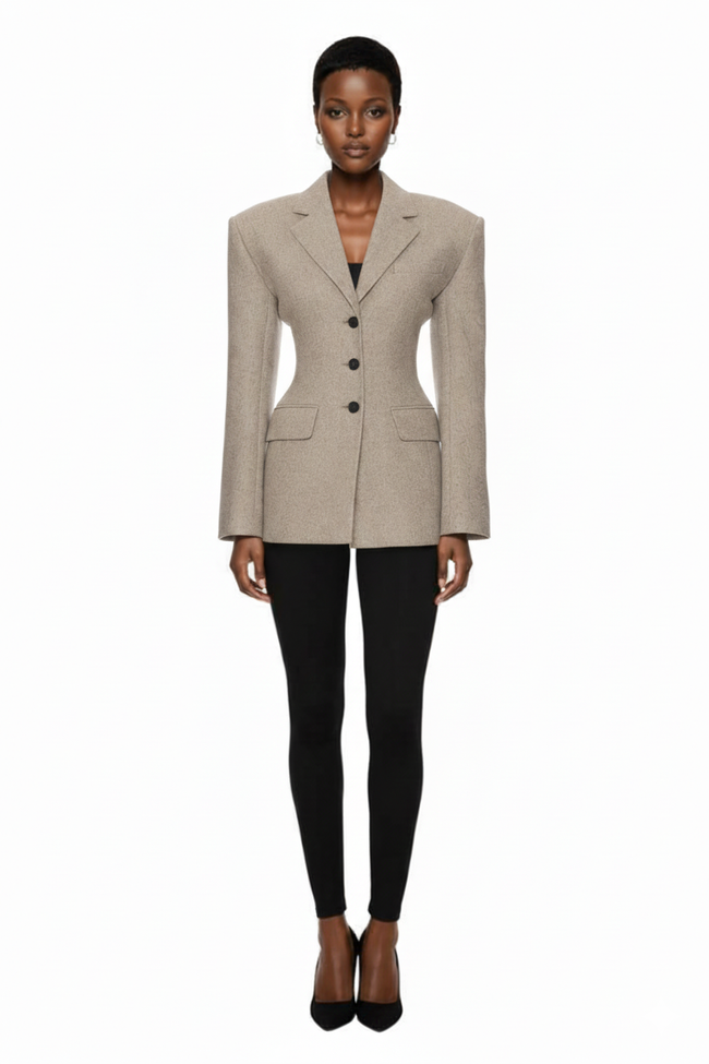 The Tweed S Curve Blazer Hover Image