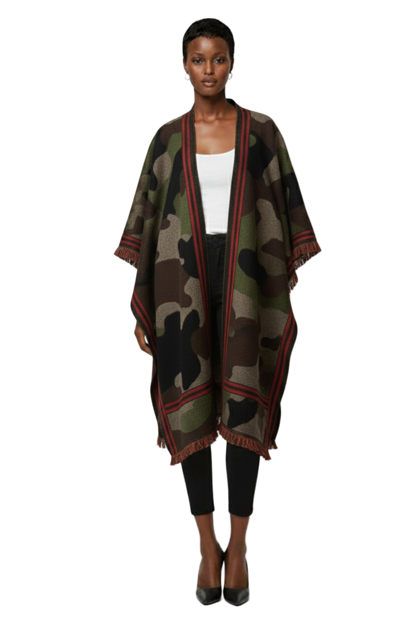 The Urban Camouflage Kimono Cardigan