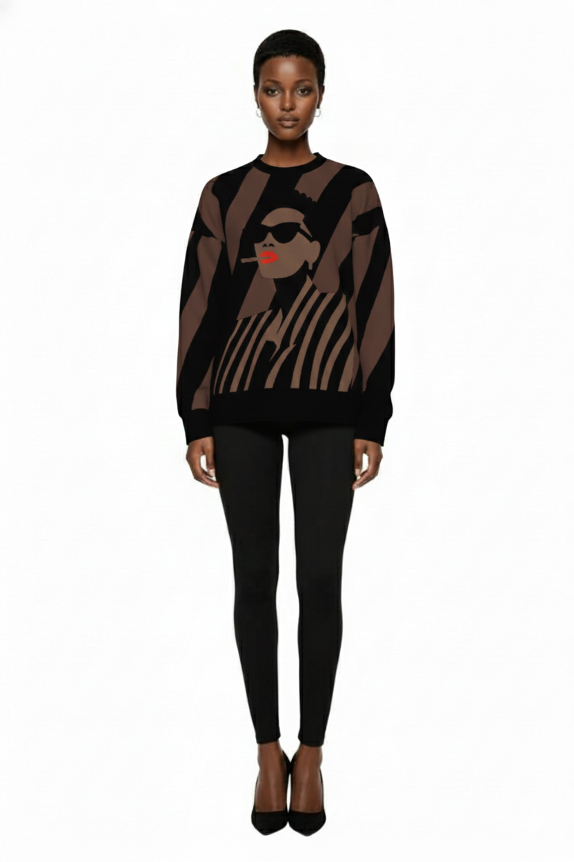 The Graphic Muse Knit Sweater