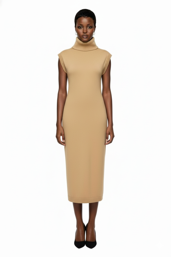 Turtleneck Dress Hover Image