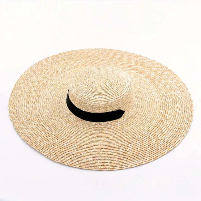 Radiant Straw Wide Brim Hat Hover Image
