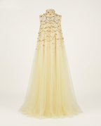 Divine Sequined Mesh A-line Dress