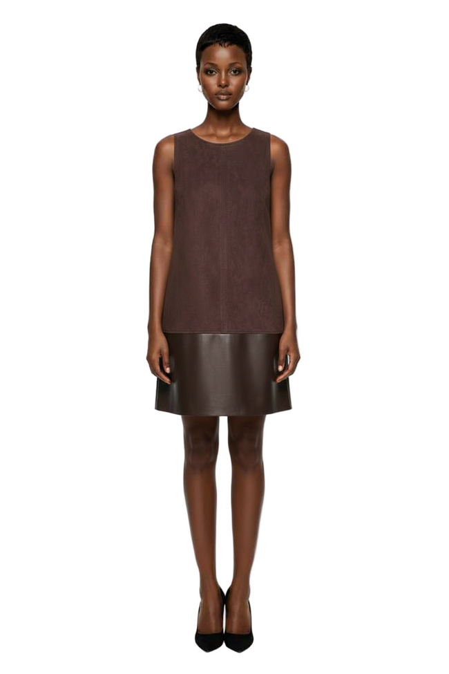 Women's Crewneck Short Shift Dress Hover Image