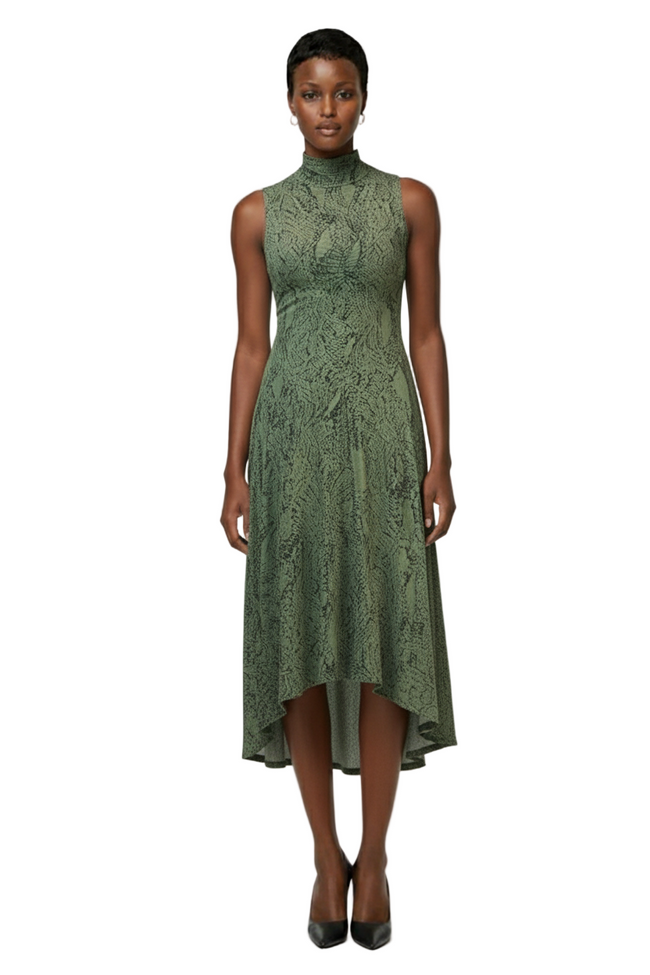 Women's Junette Mock Neck Godet Hover Image