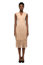Women's Tiered-Fringe Sleeveless Dress