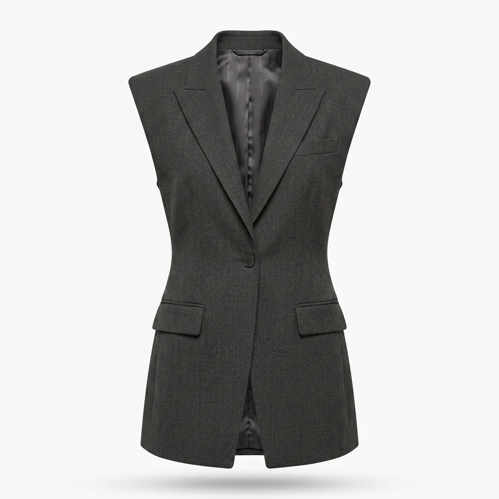 Peak Lapel Skater Vest