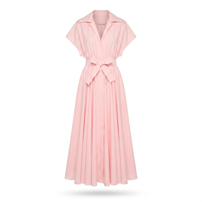 SUPER OS SLEEVELESS BF NK SHIRT FLARED GOWN Hover Image