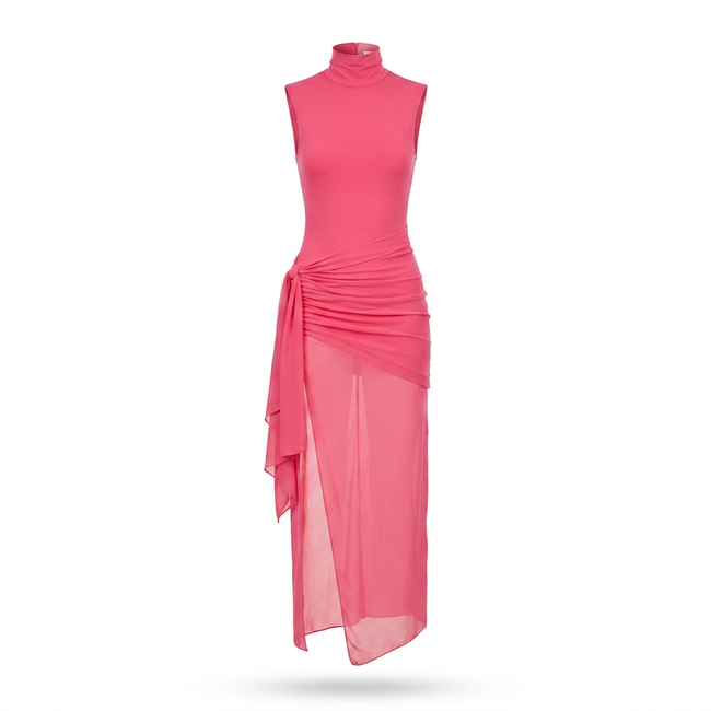 x REVOLVE Crystal Dress in Strawberry Hover Image