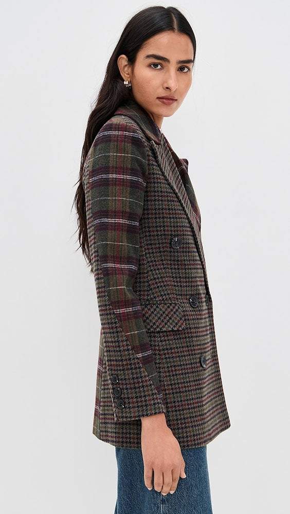 Combo Collar Hourglass Blazer