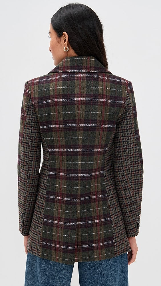 Combo Collar Hourglass Blazer