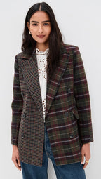 Combo Collar Hourglass Blazer
