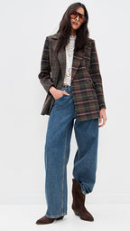 Combo Collar Hourglass Blazer