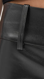 Olivia Vegan Leather Wide Leg Flare Pants