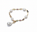 Divine Pearl Layered Lariat Necklace