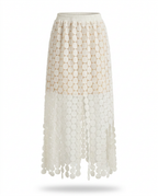 Spirited Tassel Midi Skirt