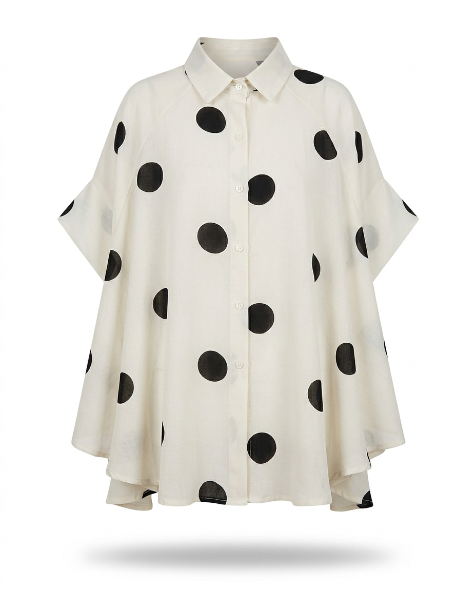 Free Spirit Polka Dot Blouse