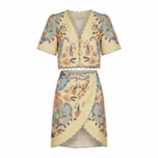 Butter Yellow Boho Beauty Midi Skirt