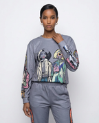 "Squad Goals" Illustrated Art Sweatshirt