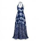 [Pre Order] Akpa Adire Halter Maxi Dress - Flowy & Elegant