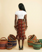 Ilela Ankara Cotton Skirt - Elegant & Chic