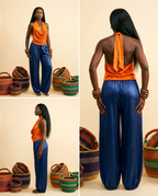 Nkusa Silk Blend Luxe Lounge Set - Elevated Comfort