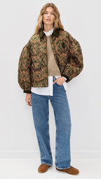 Barbour X Farm Rio Luisa Quilt Jacket