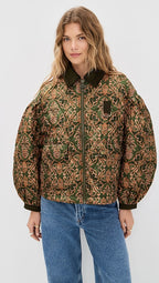 Barbour X Farm Rio Luisa Quilt Jacket