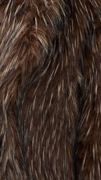 Brown Faux Fur Coat