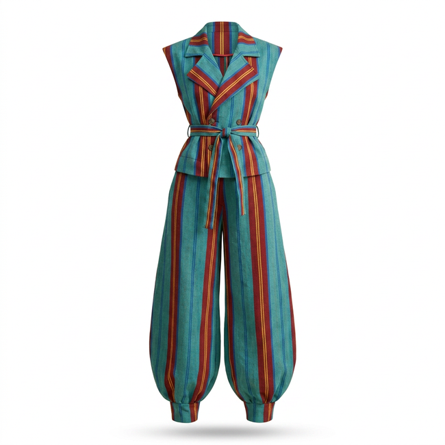 Ileoku | Aso Oke Heritage Set Hover Image