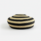 Wanderlust Striped Straw Beret