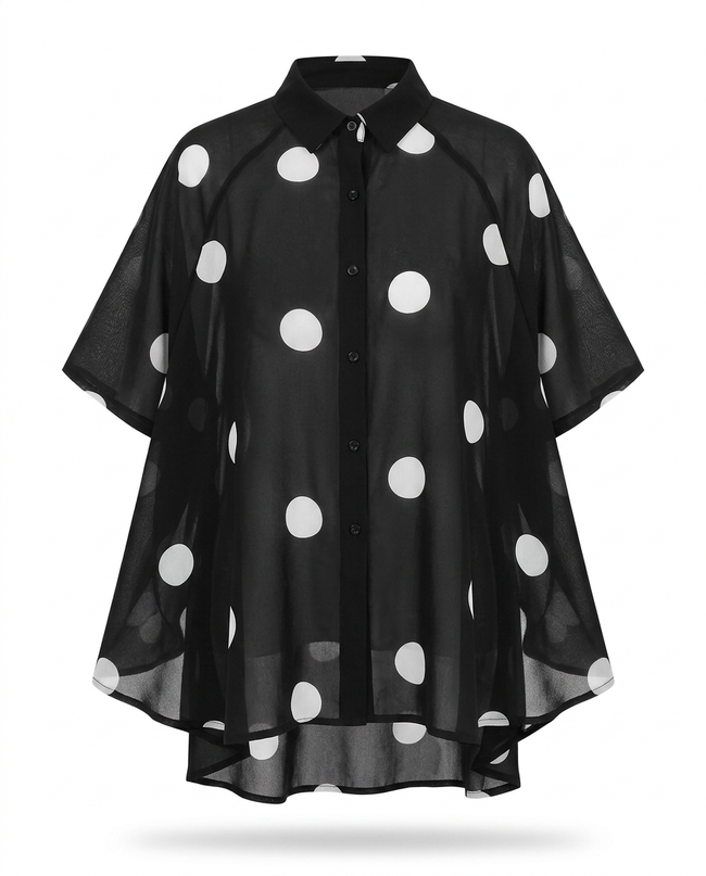 Free Spirit Polka Dot Blouse Hover Image