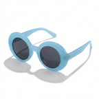 Daring Plastic Round Sunglasses