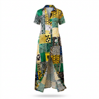 Nwada Silk Ankara Kaftan