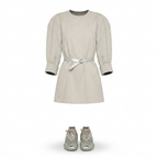 BOMBER 1980S MINI DRESS