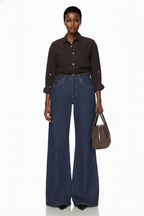 Dame High Rise Wide Leg Jeans
