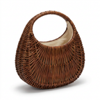 Wanderlust Woven Straw Clutch Bag