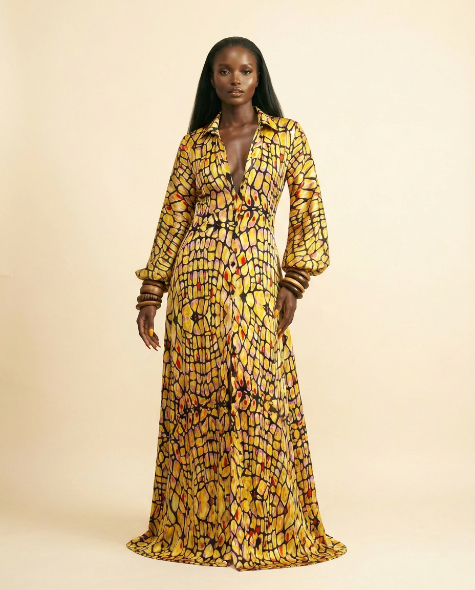 Ileona Silk Dress