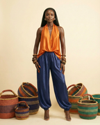 Nkusa Silk Blend Luxe Lounge Set - Elevated Comfort