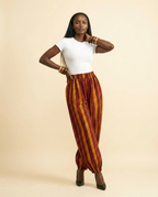 Ikedi Ankara Cotton Pants - Epitome of vibrant comfort.