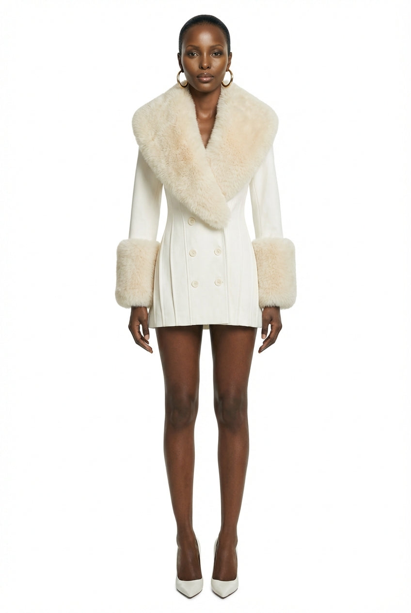 Julieta Faux Leather Coat
